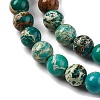 Dyed Natural Regalite/Imperial Jasper/Sea Sediment Jasper Beads Strands X-G-B124-C02-13-4