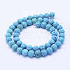 Natural Lava Rock Beads Strands G-F531-6mm-G04-2