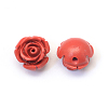 Flower Cinnabar Beads CARL-Q003-07-2