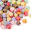 90Pcs 9 Colors Opaque Acrylic European Beads SACR-TA0001-30-3