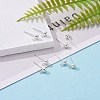 925 Sterling Silver Ear Stud Findings X-STER-K167-042C-S-6