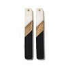Opaque Resin & Walnut Wood Big Pendants RESI-D060-C-06-2