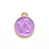 Alloy Enamel Pendants X-ENAM-S124-01B-01E-2