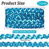 2Pcs Polyester Paillette Beads OCOR-CP0001-31C-2