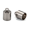 304 Stainless Steel Cord Ends X-STAS-E020-7-1