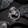ARRICRAFT 2Pcs Alloy Dragon Wrap Brooch Pin Findings JEWB-AR0001-12-4