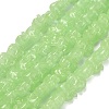 Synthetic Coral Dyed Carved Bead BSHE-H114-04B-1