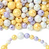 250G UV Plating Rainbow Iridescent Opaque Acrylic Beads PACR-CJ0001-39-9