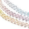 Transparent Painted Glass Beads Strands LS-DGLA-A034-T1mm-A15-4