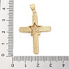Brass Micro Pave Clear Cubic Zirconia Pendants KK-A212-06C-G-3