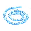 Handmade Millefiori Glass Bead Strands X-LAMP-J035-8mm-09-3