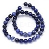 Round Natural Sodalite Beads Strands X-G-F222-39-10mm-3