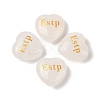 Natural Quartz Crystal Heart Engraving MBTI Figurines Statues for Home Office Desk Decorations G-K353-05J-1