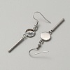 314 Stainless Steel Earring Hooks STAS-WH0046-01E-2