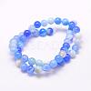 Natural Striped Agate/Banded Agate Bead Strands G-G962-10mm-13-2