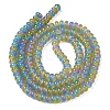 Baking Paint Glass Beads Strands DGLA-C003-01B-3