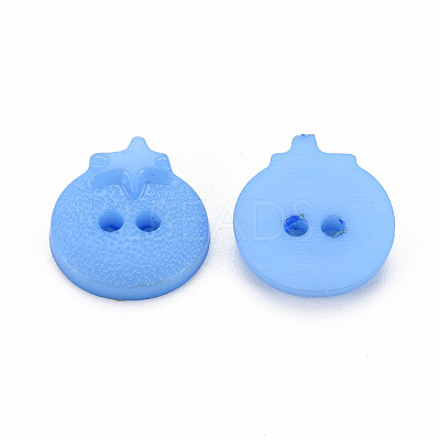 2-Hole Plastic Buttons BUTT-N018-012-1
