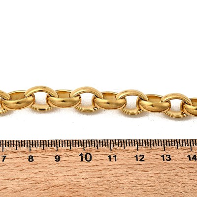 PVD Vacuum Plating 304 Stainless Steel Rolo Chains CHS-P007-02G-1