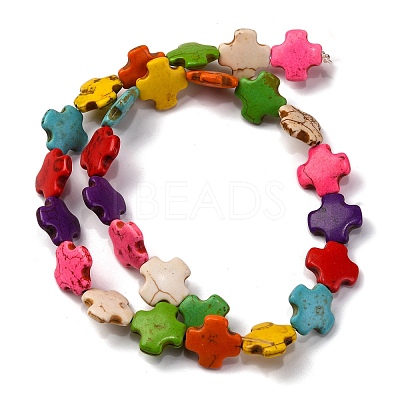 Synthetic Turquoise Beads Strands G-C147-07-1