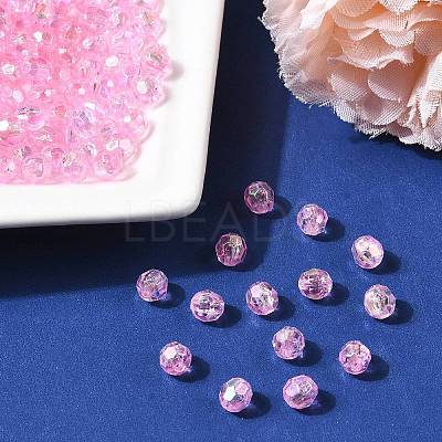 Eco-Friendly Transparent Acrylic Beads PL642-10-1