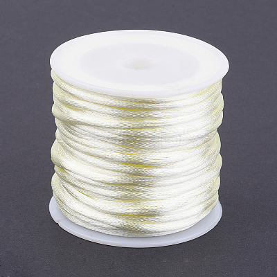 Nylon Satin Rattail Cords NWIR-L006-1mm-32-1