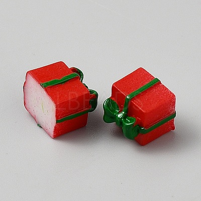 Christmas Opaque Resin Cabochons CRES-WH20004-07D-1