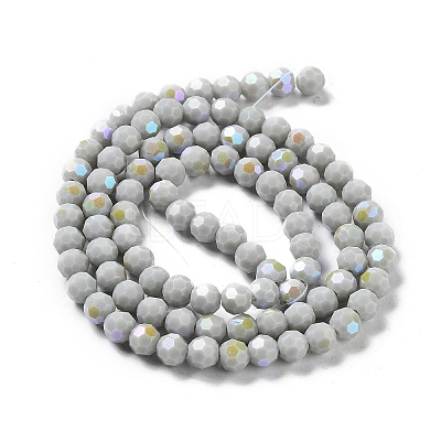 Opaque Glass Beads Strands EGLA-A035-P6mm-L22-1