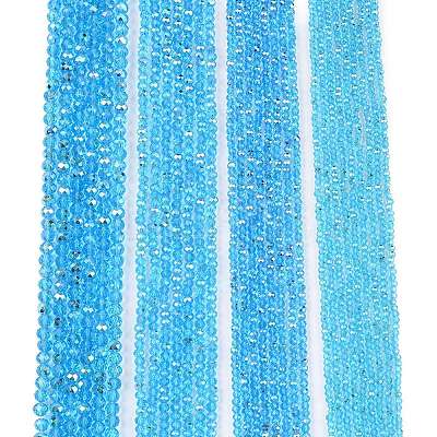 Electroplate Glass Beads Strands EGLA-A044-T2mm-L08-1
