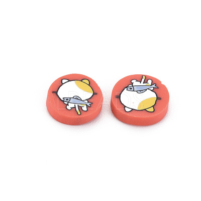 Handmade Polymer Clay Cabochons CLAY-N006-100-1