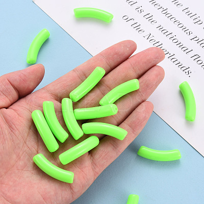 Opaque Acrylic Beads MACR-S372-002B-S030-1