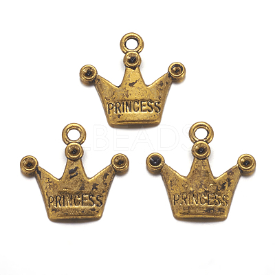 Tibetan Style Pendant Rhinestone Settings LS-TIBEP-A0368YKG-AG-FF-1