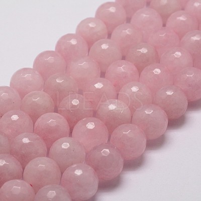 Natural Rose Quartz Beads Strands X-G-D840-20-8mm-1