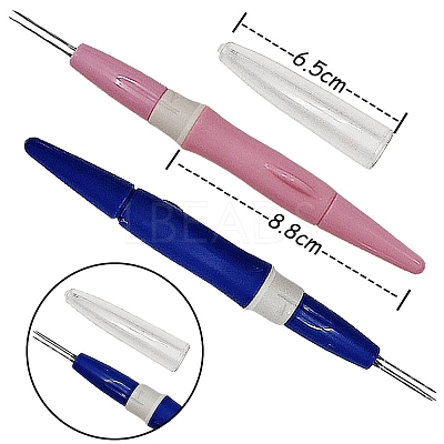 Felting Needles Tool with 3Pcs Needle DOLL-PW0006-058A-1
