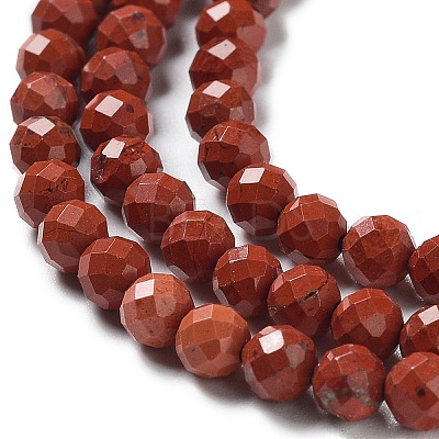 Natural Red Jasper Beads Strands G-J400-E15-02-1