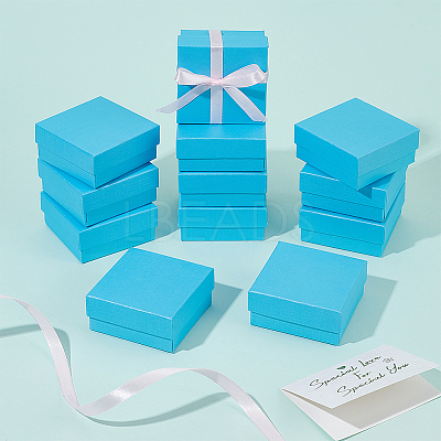 12Pcs Cardboard Jewelry Boxes CBOX-GO0001-01-1