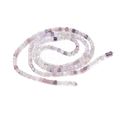 Natural Lepidolite Stone Beads Strands G-RM241221-K14-1