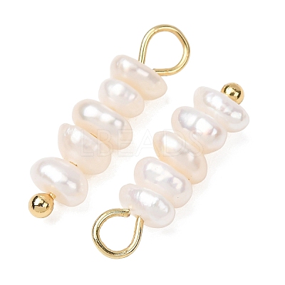 Natural Pearl Pendants PA-CBA55BD-01G-1