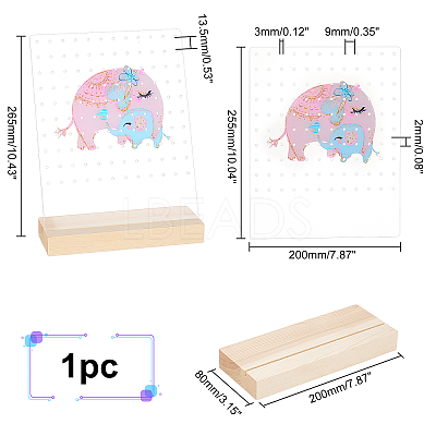 Acrylic Display Stands ODIS-WH0027-027-1