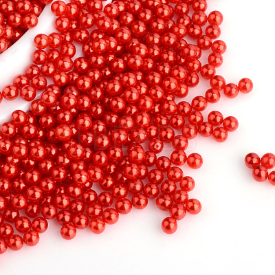 Imitation Pearl Acrylic Beads OACR-S011-10mm-Z1-1