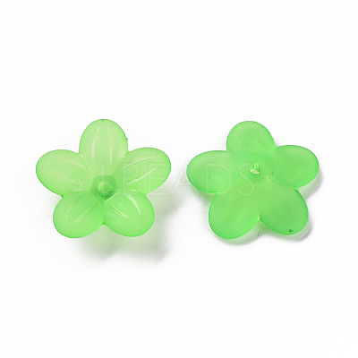 Frosted Acrylic Bead Caps MACR-S371-08A-734-1