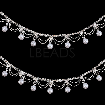 1Pc Alloy Rhinestone Chains FIND-WR0012-61-1