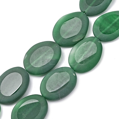 Natural Green Onyx Agate Beads Strands G-P570-B02-01-1