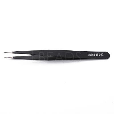 Spray Painted 201 Stainless Steel Beading Tweezers TOOL-G021-05-1