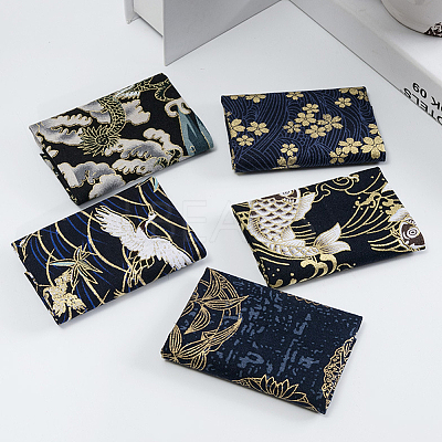 Dragon Pattern Cotton Fabric DIY-WH0579-96D-1