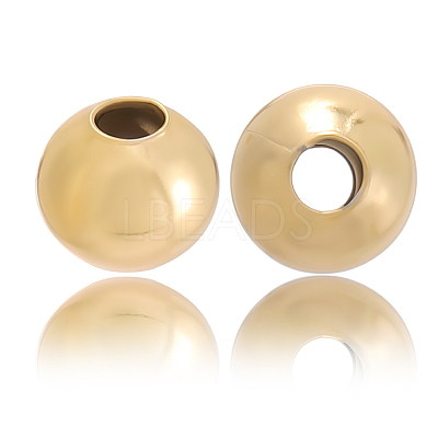 Brass Spacer Beads KK-BBC0015-08C-1