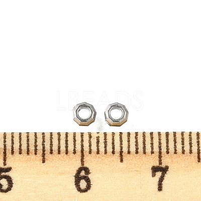 304 Stainless Steel Spacer Beads STAS-U048-02P-1