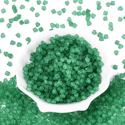 FGB Frosted Transparent Glass Seed Beads SEED-N013-03A-09-1