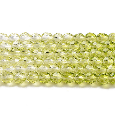 Transparent Gradient Color Glass Beads Strands GLAA-G101-2mm-13-1