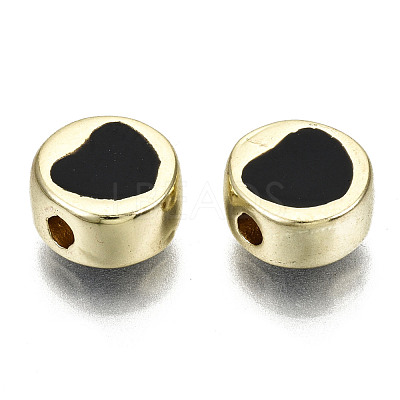 Alloy Enamel Beads ENAM-S122-030-RS-1