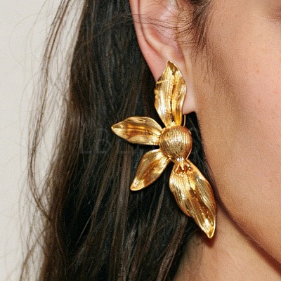 Alloy Stud Earrings for Women AL-CBA4777-03A-1